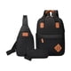 thumbnail image 2 of pstuiky Mochila de viaje para portátil mochila grande para hombre y mujer mochila de negocios con bandolera y monedero mochila universitaria de tres piezas., 2 of 6