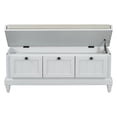 thumbnail image 4 of Shoe Storage Bench, Entryway Bench with 3 Drawers And Lift Top Storage, Upholstered Shoe Storage Bench For Entrance Hallway Bedroom Living Room, 4 of 9