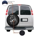 thumbnail image 4 of KAKALAD Horse Head 01 Spare Tire Cover Universal Vehicle Accessories Buckle Car Tools 14”in, 4 of 6