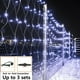 thumbnail image 4 of Luces de red navideñas Joomer 360 LED de 12 pies x 5 pies, paquete de 2 unidades, color blanco, 4 of 7