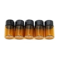 thumbnail image 3 of Frascos pequeños de vidrio por separado, frasco de muestra portátil de 2ml, color marrón oscuro, 5 uds., 3 of 14