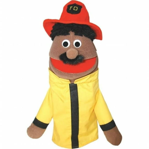 Get Ready  fireman puppet- Caucasian- 18 inch