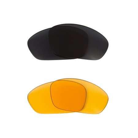 Straight Jacket Replacement Lenses Hi Yellow & Grey by SEEK fits OAKLEY