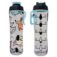 thumbnail image 1 of 50 Strong Water Bottle for Kids With Time Markers - Motivational Bottles Remind Boys and Girls to Drink Water all Day - BPA Free, Leak Proof Plastic Bottle with Chug Cap and Carry Loop, 1 of 5
