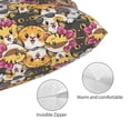 thumbnail image 3 of Fotbe Cute Cat Funda de Almohada Decorativa Estilo Occidental, Lujo en Algodón, Fundas para Almohadas King, Cojín Estampado para Decoración del Hogar-14"x20", 3 of 6