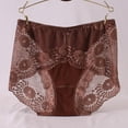 thumbnail image 5 of YDLCAFD Womens Fashion Lace Panties Large Size Sexy Mid Waist Belly Control Lift Briefs, 5 of 5