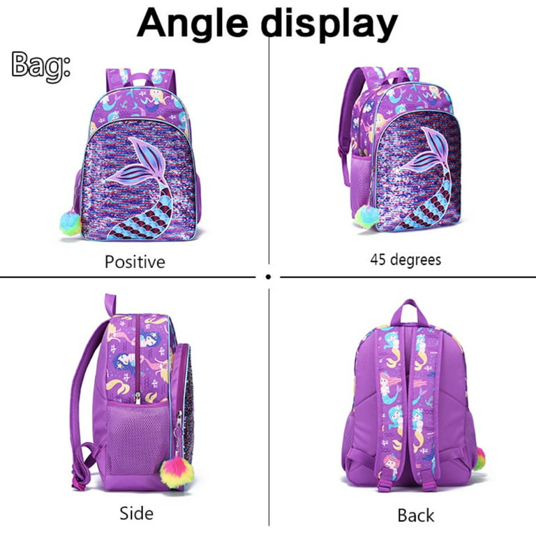 Dropship 20-Inch 3PCS Kids Rolling Luggage Set, Trolley Backpack With Lunch  Bag And Pencil Case For Girls, Suitcase With Mermaid Pattern to Sell Online  at a Lower Price