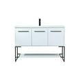 thumbnail image 3 of 48 inch single bathroom vanity in white, 3 of 8