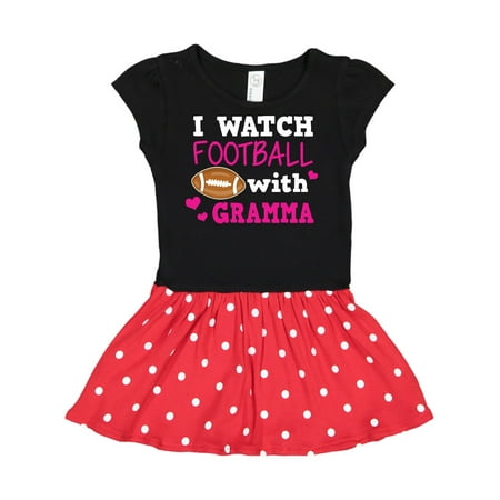 

Inktastic I Watch Football with My Gramma Gift Toddler Girl Dress