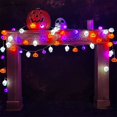 thumbnail image 2 of jinkeqcool Luces De Halloween Al Aire Libre Calabaza Murciélago Araña La Cadena A Prueba De Agua Decoraciones Para El Patio JKL, 2 of 4
