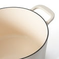 thumbnail image 5 of Martha Stewart Everyday Eastwick 4-Quart Linen Enamel Cast Iron Dutch Oven, 5 of 10
