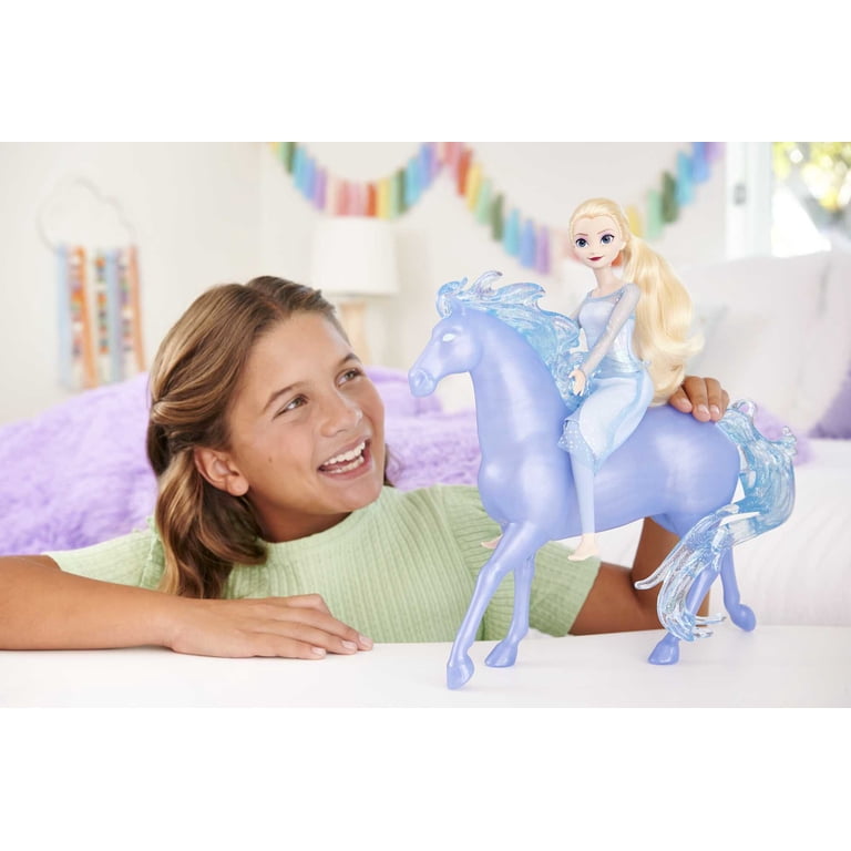 Disney Frozen Elsa Fashion Doll & Horse-Shaped Water Nokk Figure