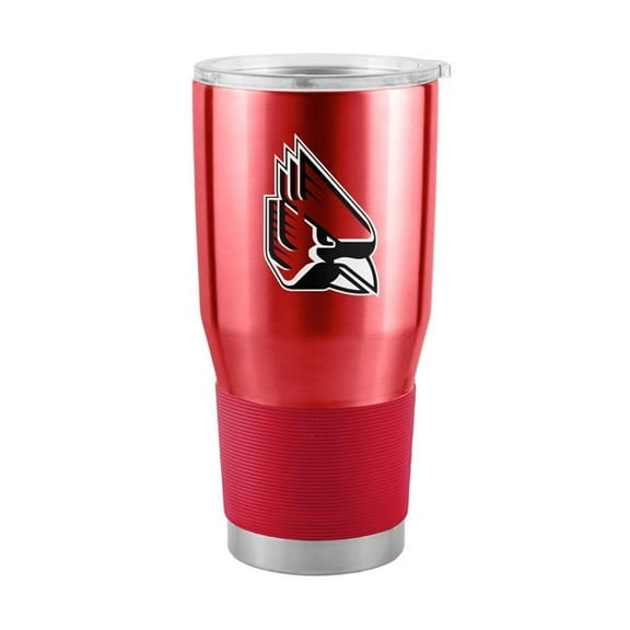 Logo Brands 115-S30T-1 Ball State 30 oz Gameday Stainless Steel Tumbler