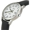 thumbnail image 4 of Timex Women's Easy Reader Date Black/Silver/White 25mm Casual Watch, Leather Strap, 4 of 4