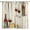 Style-32, variant on Wine Blackout Window Curtains, Glasses Wine Served Grapes Pattern Window Drapes, for Living Room Bedroom Kitchen Cafe 52" W X 84" L