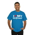 thumbnail image 4 of Mens I Love My Girlfriend T-Shirt Valentines Day Cotton Tee Gift Joke, 4 of 6