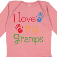 thumbnail image 4 of Inktastic I Love My Gramps Cute Grandkids Boys or Girls Long Sleeve Baby Bodysuit, 4 of 5
