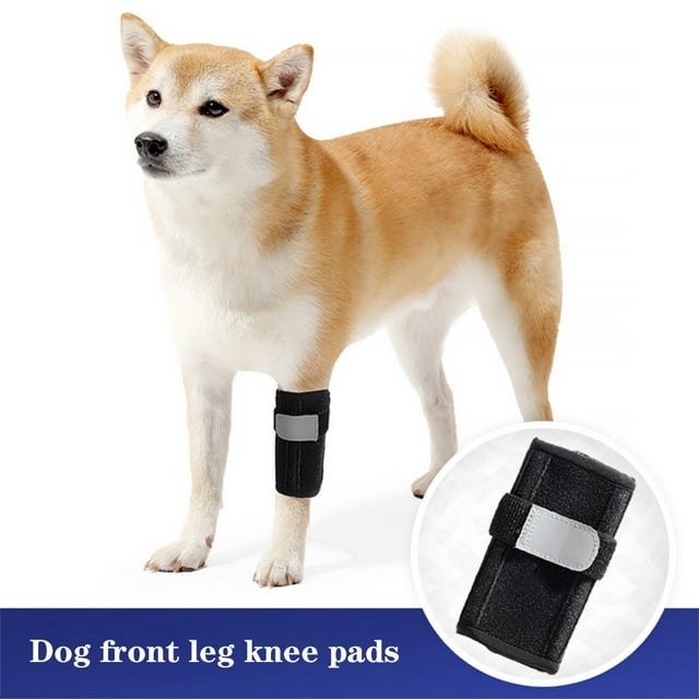 Dog Front Leg Brace Compression Wraps, Breathable Dog Leg Carpal Support With Reflective Stripe, Canine Front Leg Wrap Sleeve For Wounds