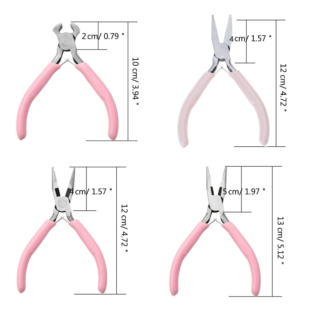 MOMOJIA Mini Jewellery Pliers Set 9 Pieces Jewellery Pliers Jewelry Hand Tool for DIY