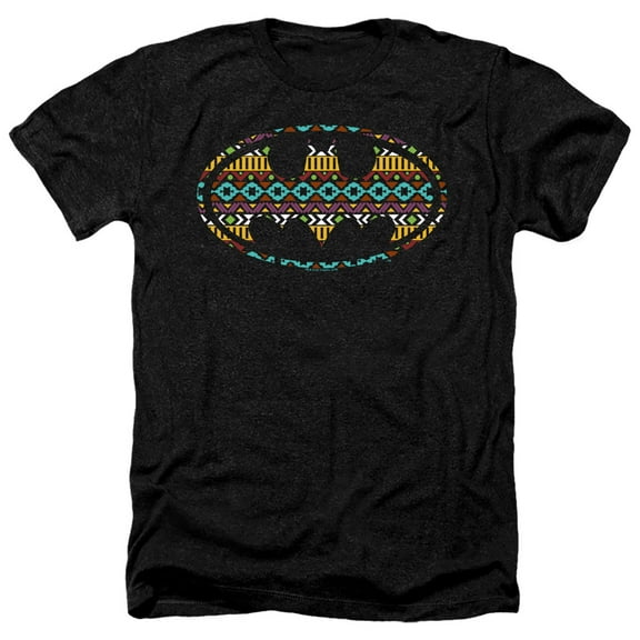 Batman - Aztec Fill - Heather Short Sleeve Shirt - Large