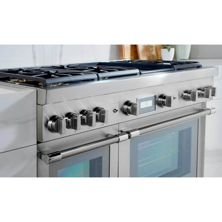 Thermador - ProHarmony 5.0 Cu. Ft. Freestanding Gas Convection Range – Liquid Propane Convertible - Stainless steel