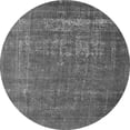 thumbnail image 1 of Ahgly Company Indoor Round Oriental Gray Industrial Area Rugs, 4' Round, 1 of 4