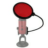 Microphone Pop Filter 6 Inch with Red Mesh Screen