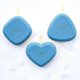 thumbnail image 1 of Set of three pressed heart-shaped ice molds, chocolate molds, 1 of 5