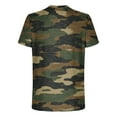 thumbnail image 4 of Men's Camouflage T-Shirt Sports Fitness Short Sleeve Military Camo Crewneck Vintage Shirt Outdoor Novelty Breathbale Pullover Tees, 4 of 4