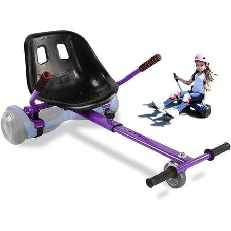 KKA Hoverboard Kart, Hover Cart, Buggy Attachment for 6.5"/8"/10" Hoverboards, Hoverboard Accessory to Transform Hover boards into Go Karts (Blue)