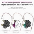 thumbnail image 3 of Joernso KZ ZSN Heavy Bass HiFi Hybrid Detachable In-Ear Wired Earphones Sports Headset, 3 of 7