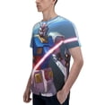thumbnail image 6 of Mobile Suit Gundam Shirt 3d Printed T Shirt Crewneck Short Sleeve Top Tees For Mens, 6 of 8