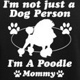 thumbnail image 3 of CafePress - Poodle Mommy Women's Dark Pajamas - Women's Short Sleeve Print T-Shirt and Pants Dark Cotton Pajama Set, 3 of 7