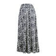 thumbnail image 3 of Doublju Women's Flowy Flared Comfy Maxi Skirt (Plus Size Available), 3 of 4