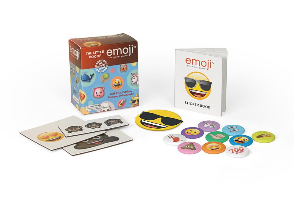 RP Minis The Little Box of emoji With Pins, Patch, Stickers, and