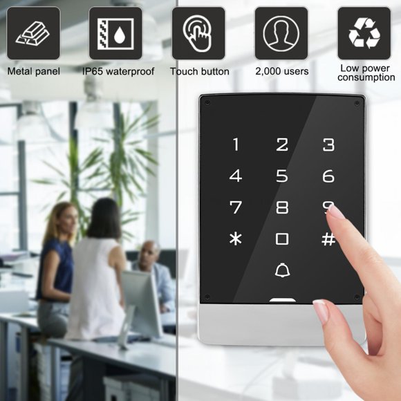 Peahefy 125KHZ Access Controller IP65 Waterproof Wiegand26 Keypad Password Door Opener Access Control System