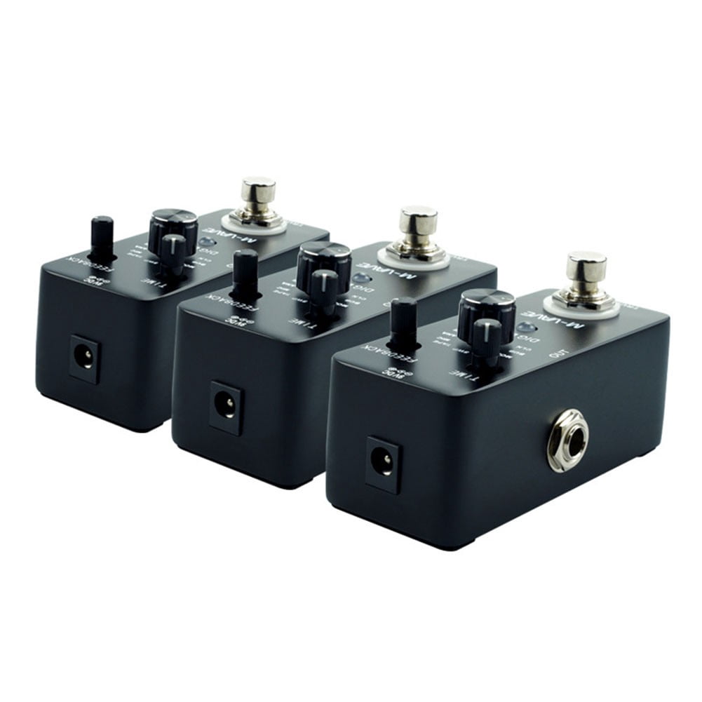 Gerich Professional M-VAVE DIG DELAY Digital Guitar Effect Pedal 9 Delay Effects with 2 Control Knobs Guitar Effect Pedal for E-Guitars