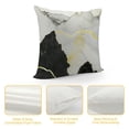 thumbnail image 4 of SHANXI Black Gold Grey Throw Pillow Covers  Texture Modern Decorative Pillow Cases for Couch Sofa Bed Home Decor 24x24in, 4 of 5