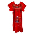 thumbnail image 4 of Leos Imports Mexican Dress Puebla (3XL, Red), 4 of 6
