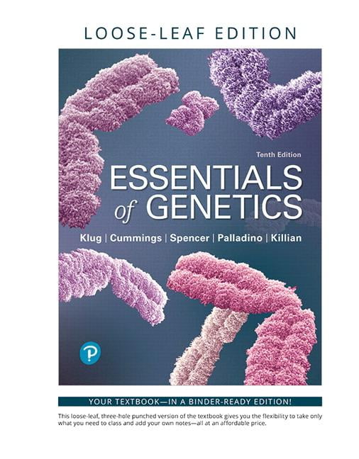 Essentials Of Genetics, Loose-Leaf Edition (Edition 10) (Other ...