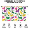 thumbnail image 2 of Blackout Kids Curtains,Cute Dinosaur Pattern Childrens Insulated Curtains Set Of 2,Bedroom Essentials,Toddler Room Decor 52x63in(132x160cm), 2 of 4