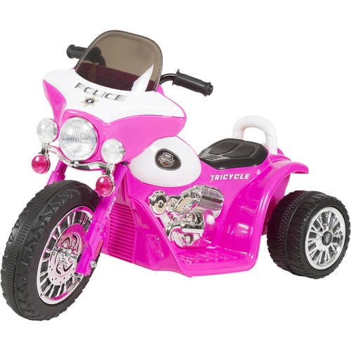 3 Wheel Mini Motorcycle Trike for Kids, Battery Powered Ride on Toy by