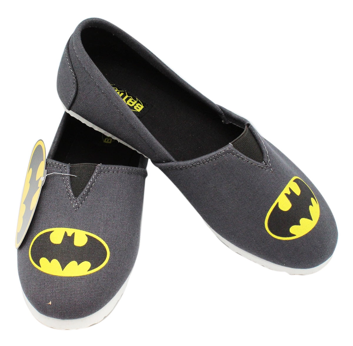 DC Comics Batman Gray Colored Womens Slippers (Size Medium) - Walmart.com