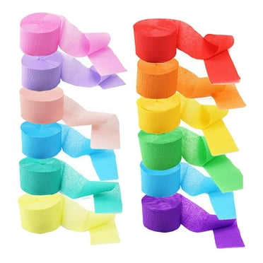 WHAMVOX Party Streamers Purple 12Pcs 984.25In Colorful Decoration