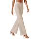 thumbnail image 3 of TaTaai Women's Versatile Solid Color Elastic Waist Straight Leg Pants Office Work Casual Yoga Long Pants Comfortable Fashion Daily Bottoms Gift, 3 of 5