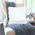 thumbnail image 1 of Decorative Pillowcase, Pattern, Invisible Zipper, Easy Change and Wash, Comfortable Fabric, for Bedroom Decor, White, 1 of 7
