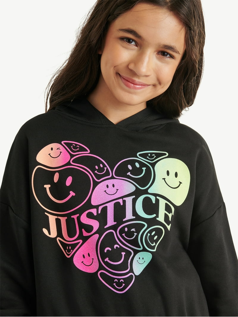 EーGirls グッズ Justice Girls Fleece Hoodie, Sizes XS - XLP - Walmart.com