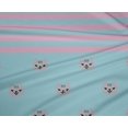thumbnail image 4 of oneOone Tissu Polyester Lycra Rayé & Imprimé Animal Cat Face 1 Yard 56 Pouces de Large, 4 of 4