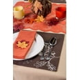 thumbnail image 3 of DII Modern Style Fabric Embroidered Owls Placemat in Brown (Set of 4), 3 of 5