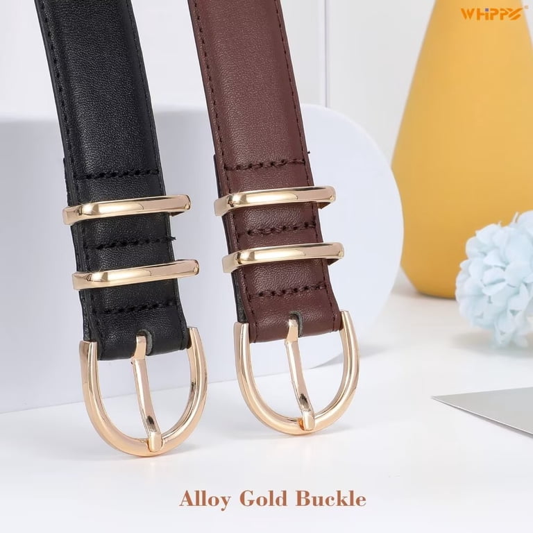 WHIPPY Women Leather Belts Ladies Dresses Plus Size Belt for  display picture 2